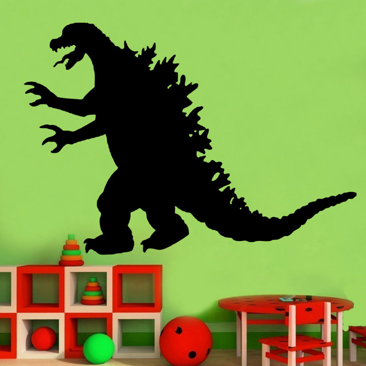 East Urban Home Godzilla Silhouette Decal Vinyl Wall Sticker Wayfair